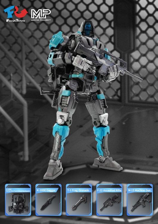 MP-01 Brave 13 Team Mecha Army | Mecha Project | Fresh Retro