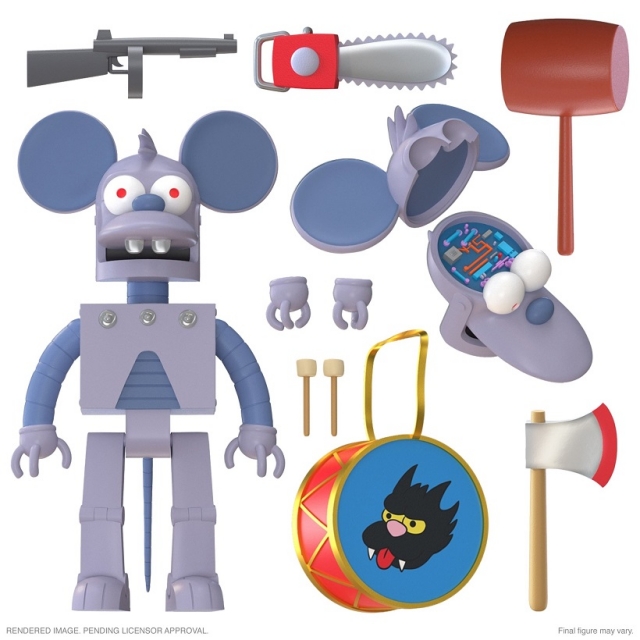 Robot Itchy 7-inch Scale I The Simpsons Ultimates I Super7