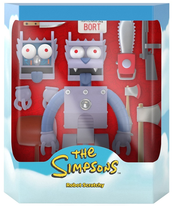 Robot Scratchy 7-inch Scale I The Simpsons Ultimates I Super7