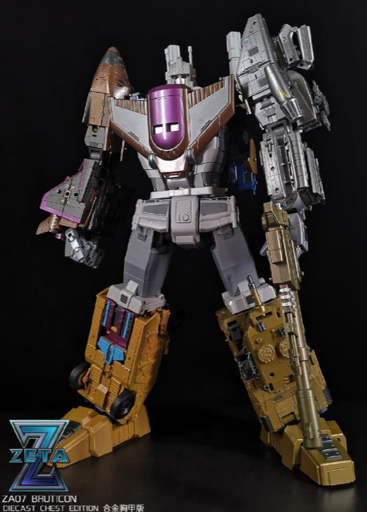 ZA-07 Bruticon Combiner Die-Cast Chest Version Set of 5 Figures | Zeta Toys