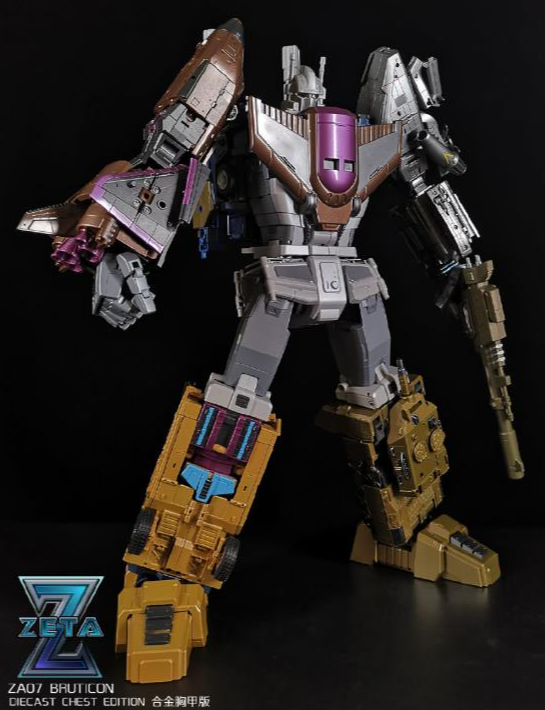ZA-07 Bruticon Combiner Die-Cast Chest Version Set of 5 Figures | Zeta Toys