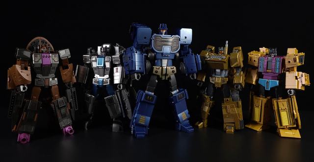 ZA-07 Bruticon Combiner Die-Cast Chest Version Set of 5 Figures | Zeta Toys