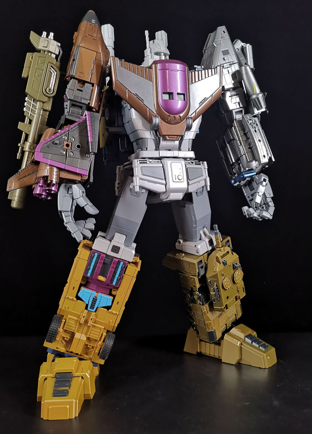 ZA-07 Bruticon Combiner Die-Cast Chest Version Set of 5 Figures | Zeta Toys