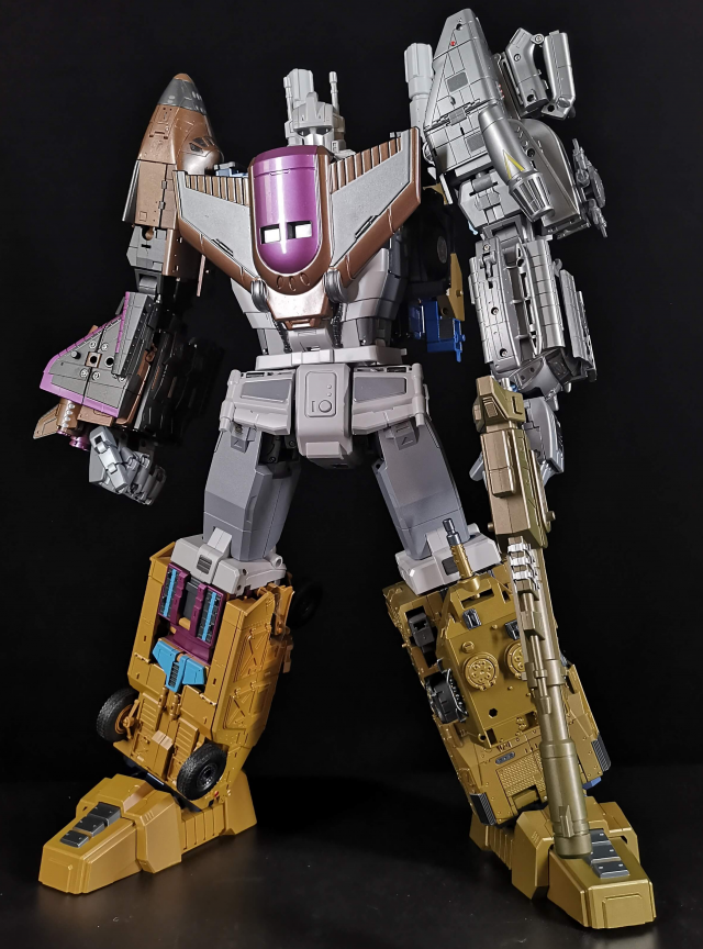 ZA-07 Bruticon Combiner Die-Cast Chest Version Set of 5 Figures | Zeta Toys