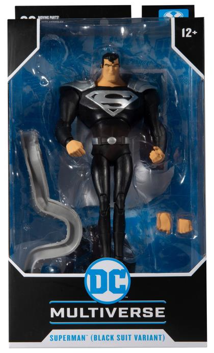 Superman Black Suit Variant Superman: The Animated Series 7-inch Scale | DC Multiverse | McFarlane Toys