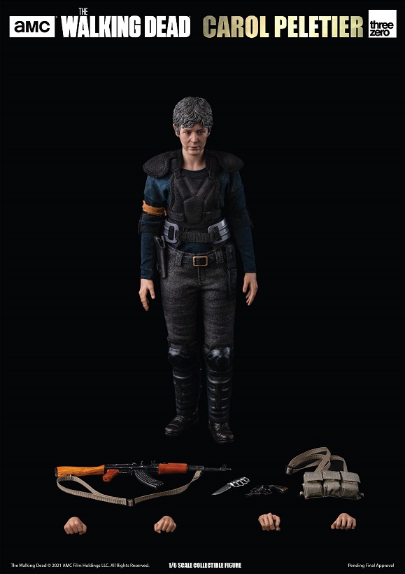 Carol Peletier 1:6 Scale Figure | The Walking Dead | Threezero