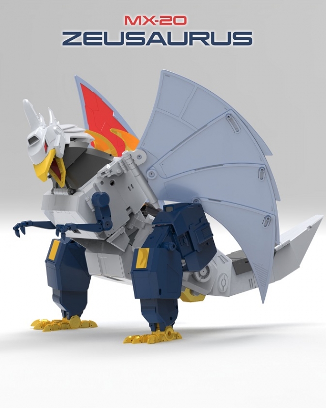 MX-20 Zeusaurus with Minions | X-Transbots