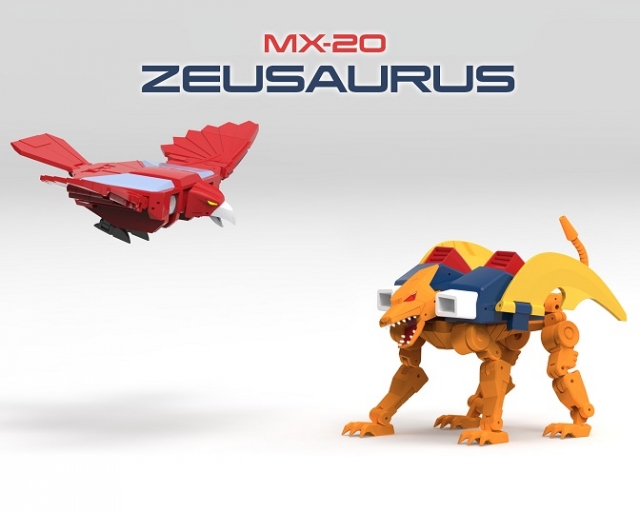 MX-20 Zeusaurus with Minions | X-Transbots