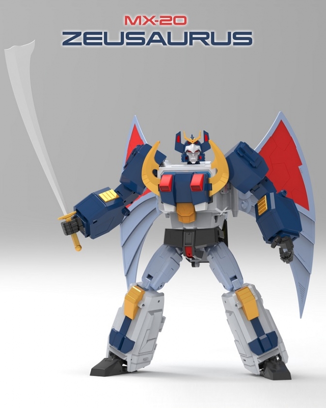 MX-20 Zeusaurus with Minions | X-Transbots