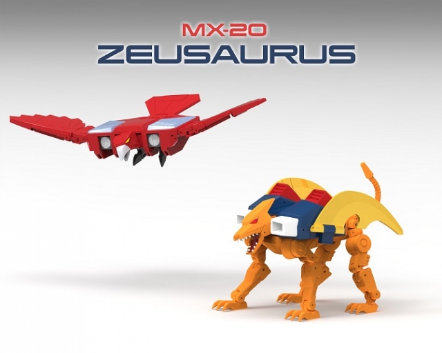 MX-20 Zeusaurus with Minions | X-Transbots