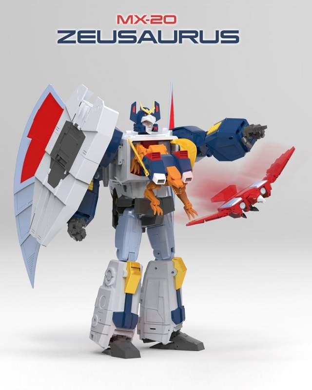 MX-20 Zeusaurus with Minions | X-Transbots