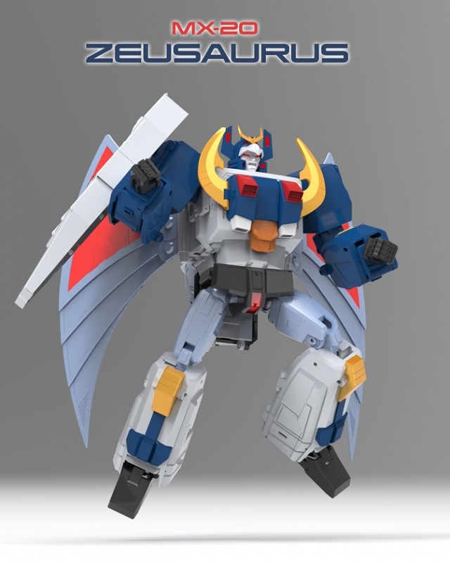 MX-20 Zeusaurus with Minions | X-Transbots