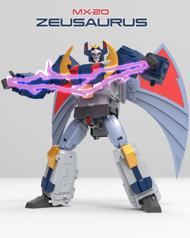 MX-20 Zeusaurus with Minions | X-Transbots