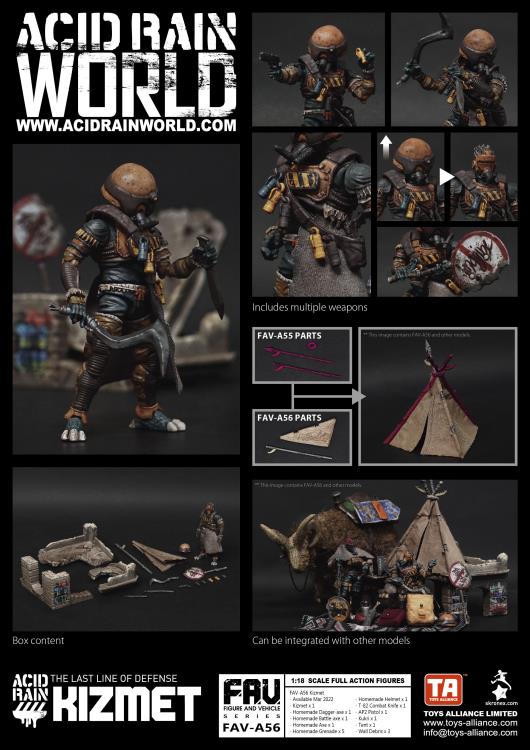 FAV-AP56 Kizmet 1:18 Scale | Acid Rain FAV