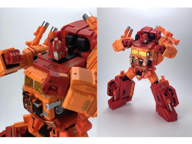 MB-06D Orange Power Baser + MB-11D Orange God Armor Set | Fans Hobby