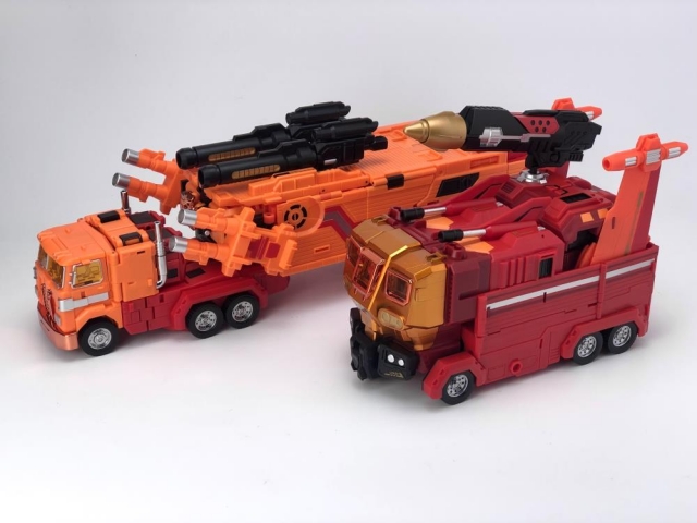 MB-06D Orange Power Baser + MB-11D Orange God Armor Set | Fans Hobby