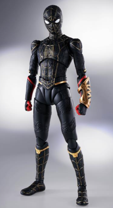 Spider-Man Black and Gold Suit S.H. Figuarts | Bandai Tamashii Nations | Marvel