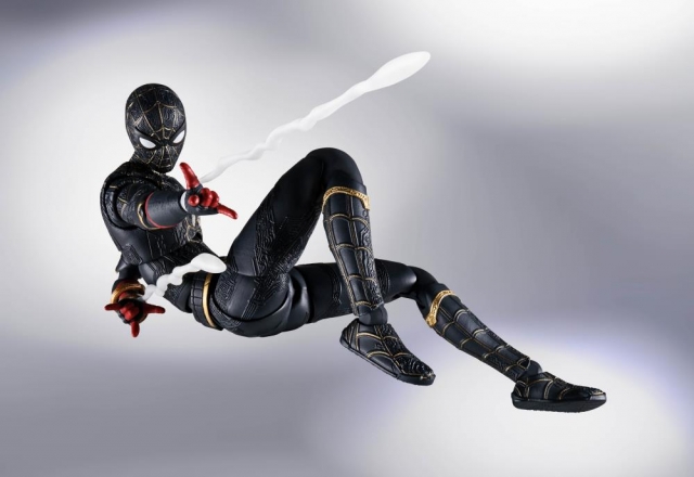 Spider-Man Black and Gold Suit S.H. Figuarts | Bandai Tamashii Nations | Marvel