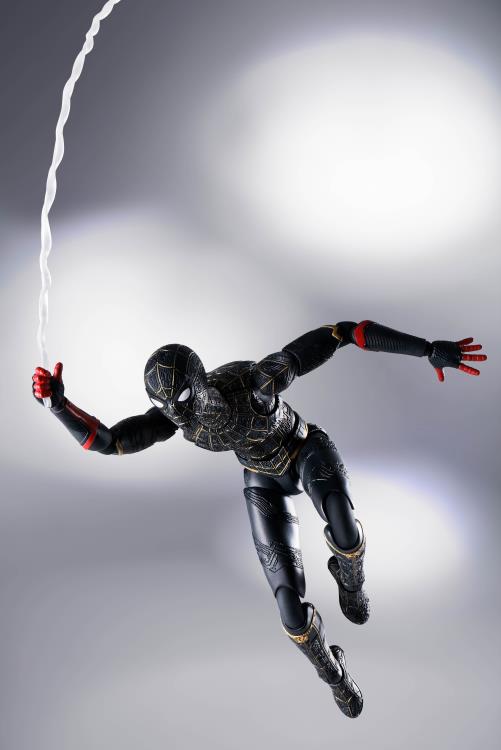 Spider-Man Black and Gold Suit S.H. Figuarts | Bandai Tamashii Nations | Marvel