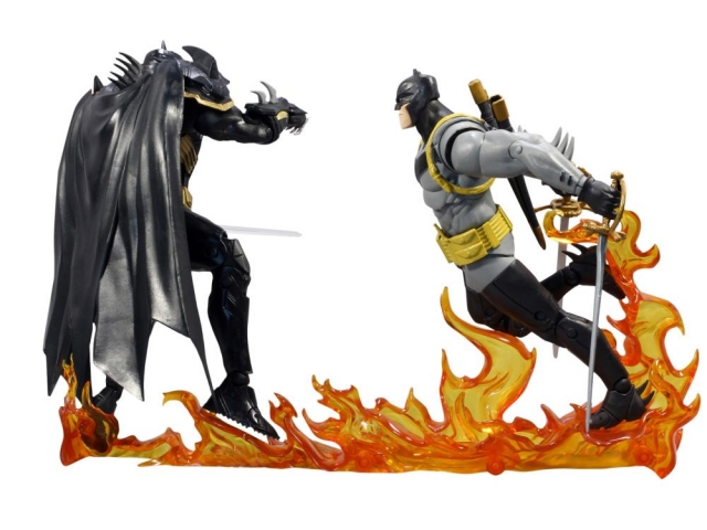 Batman vs. Azrael Batman Armor Set of 2 Batman: Curse of the White Knight 7-inch Scale | DC Multiverse | McFarlane Toys
