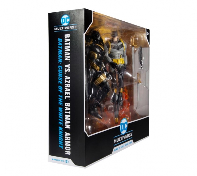 Batman vs. Azrael Batman Armor Set of 2 Batman: Curse of the White Knight 7-inch Scale | DC Multiverse | McFarlane Toys