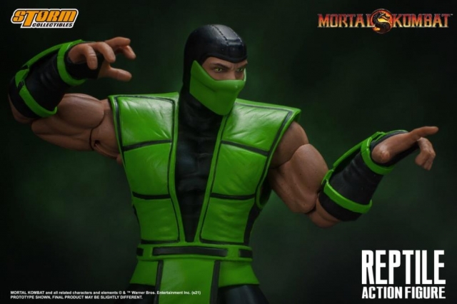 Reptile 1:12 Scale Figure | Mortal Kombat | Storm Collectibles