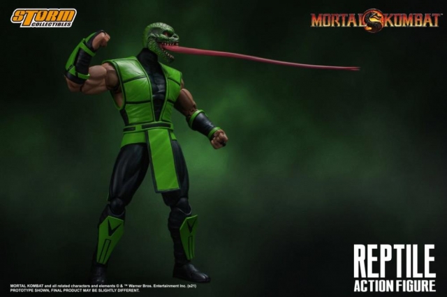 Reptile 1:12 Scale Figure | Mortal Kombat | Storm Collectibles