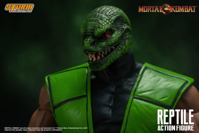Reptile 1:12 Scale Figure | Mortal Kombat | Storm Collectibles