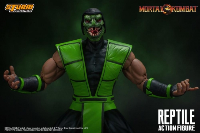 Reptile 1:12 Scale Figure | Mortal Kombat | Storm Collectibles