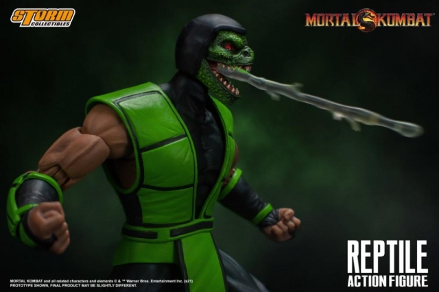 Reptile 1:12 Scale Figure | Mortal Kombat | Storm Collectibles