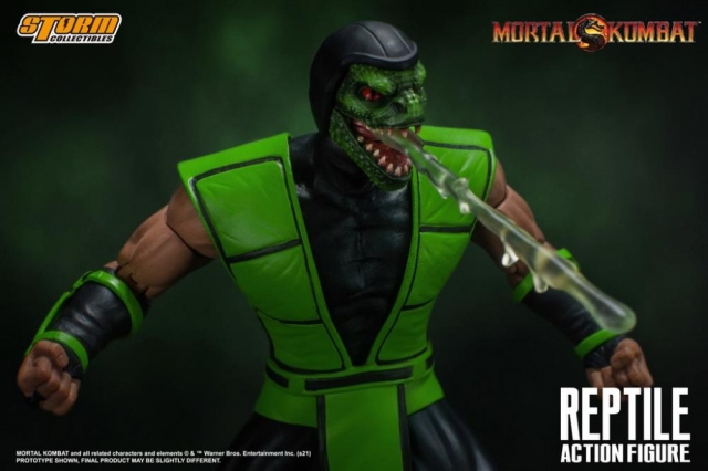 Reptile 1:12 Scale Figure | Mortal Kombat | Storm Collectibles