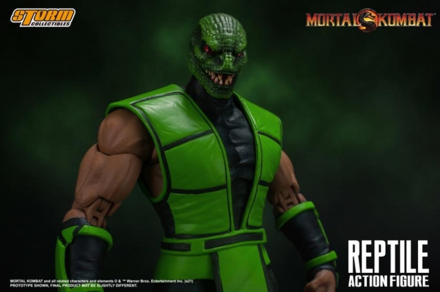 Reptile 1:12 Scale Figure | Mortal Kombat | Storm Collectibles