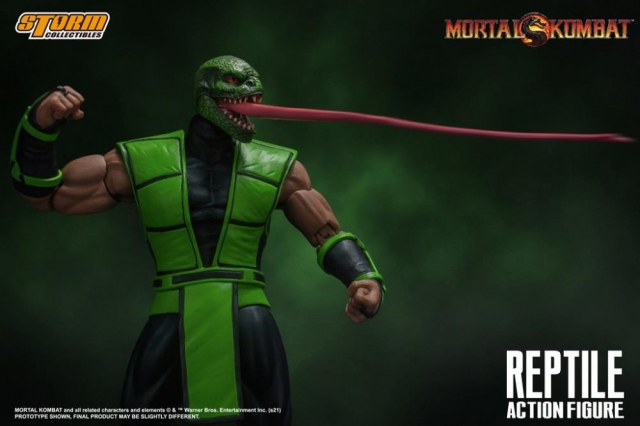 Reptile 1:12 Scale Figure | Mortal Kombat | Storm Collectibles