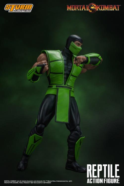 Reptile 1:12 Scale Figure | Mortal Kombat | Storm Collectibles
