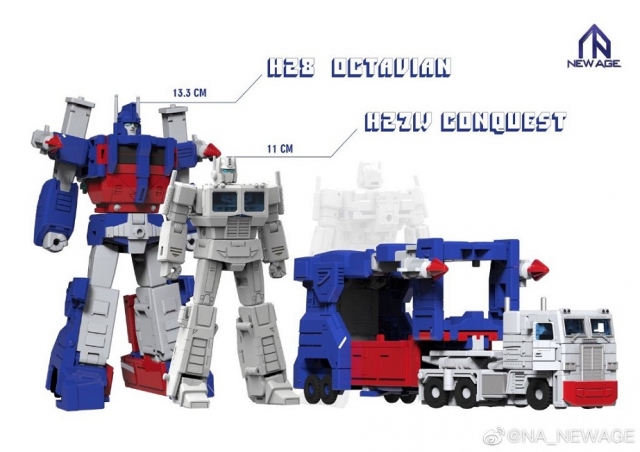 H27W Conquest and H28 Octavian Set of 2 Figures | Newage the Legendary Heroes