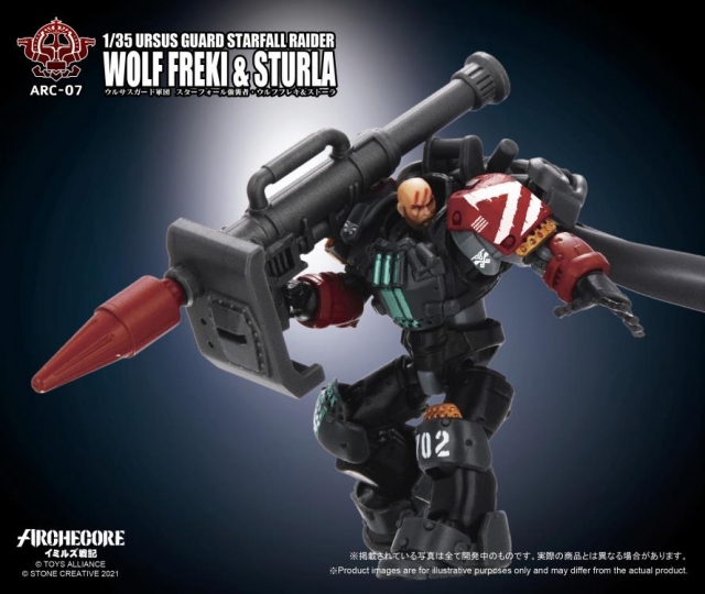 ARC-07 Ursus Guard Starfall Raider Wolf Freki and Sturla 1:35 Scale | ARCHECORE