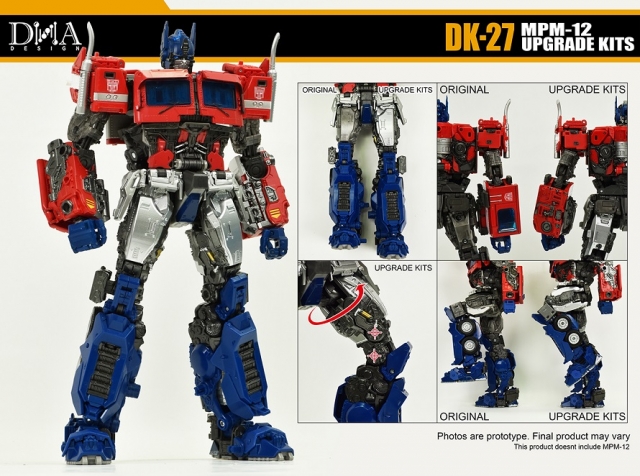 DK-27 Upgrade Kit for Transformers Masterpiece Movie Series MPM-12 | Dna Design | Upgrade Kit