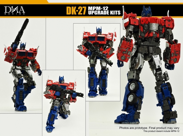DK-27 Upgrade Kit for Transformers Masterpiece Movie Series MPM-12 | Dna Design | Upgrade Kit