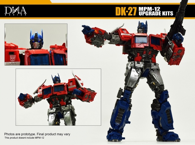DK-27 Upgrade Kit for Transformers Masterpiece Movie Series MPM-12 | Dna Design | Upgrade Kit