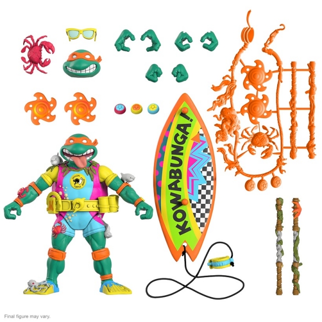 Sewer Surfer Mike 7-inch Scale | Teenage Mutant Ninja Turtles Ultimates | Super7