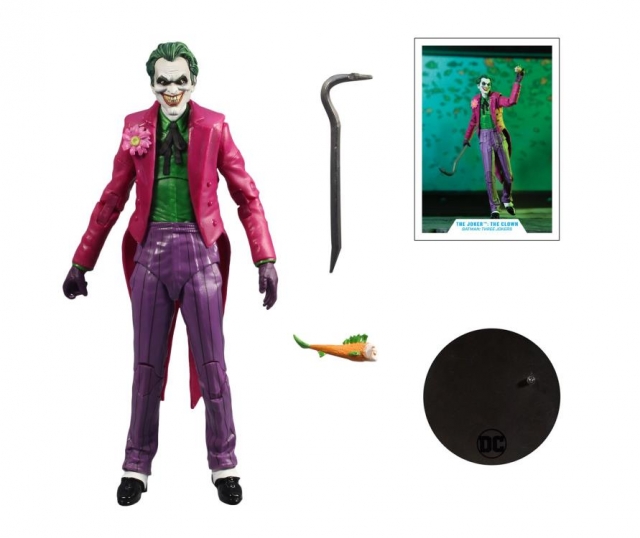 The Joker (The Clown) 7-inch Scale Batman: Three Jokers | DC Multiverse | McFarlane Toys