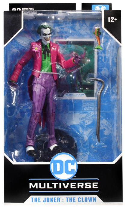 The Joker (The Clown) 7-inch Scale Batman: Three Jokers | DC Multiverse | McFarlane Toys