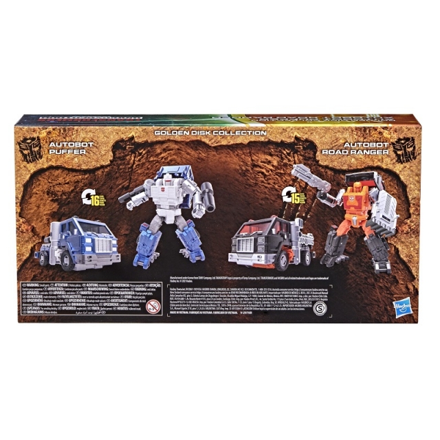 Autobot Road Ranger and Autobot Puffer Deluxe Class | Transformers Generations War for Cybertron Kingdom Golden Disk Collection Chapter 1