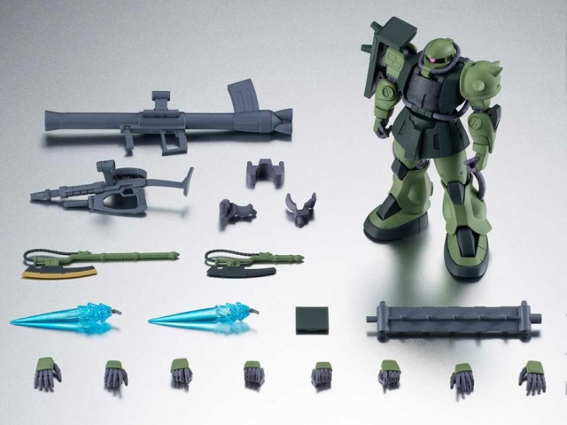 MS-06JC Zaku II Type JC Version A.N.I.M.E. Robot Spirits | Bandai Tamashii Nations | Gundam Mobile Suit Gundam
