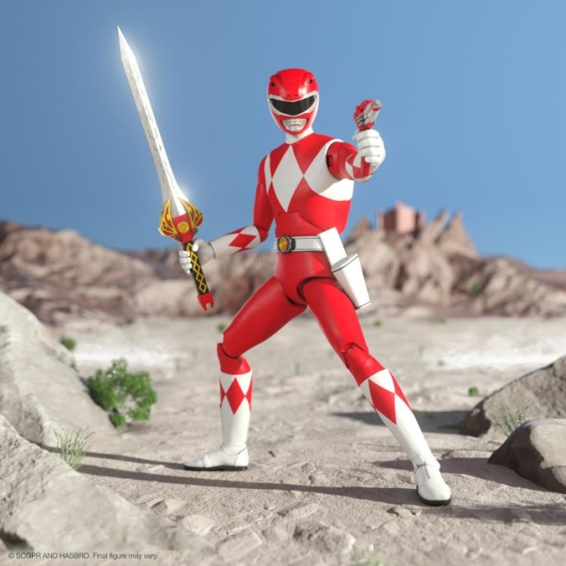 Red Ranger 7-inch Scale | Mighty Morphin Power Rangers Ultimates | Super7