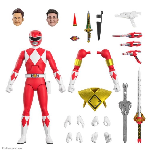 Red Ranger 7-inch Scale | Mighty Morphin Power Rangers Ultimates | Super7