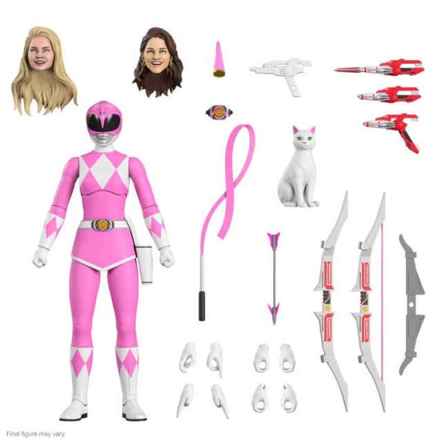 Pink Ranger 7-inch Scale | Mighty Morphin Power Rangers Ultimates | Super7