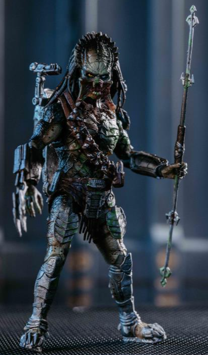 Wolf Predator Battle Damage Version 1:18 Scale | Alien Vs Predator: Requiem | Hiya Toys