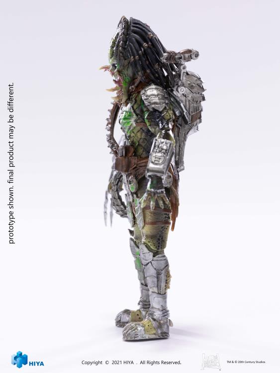 Wolf Predator Battle Damage Version 1:18 Scale | Alien Vs Predator: Requiem | Hiya Toys