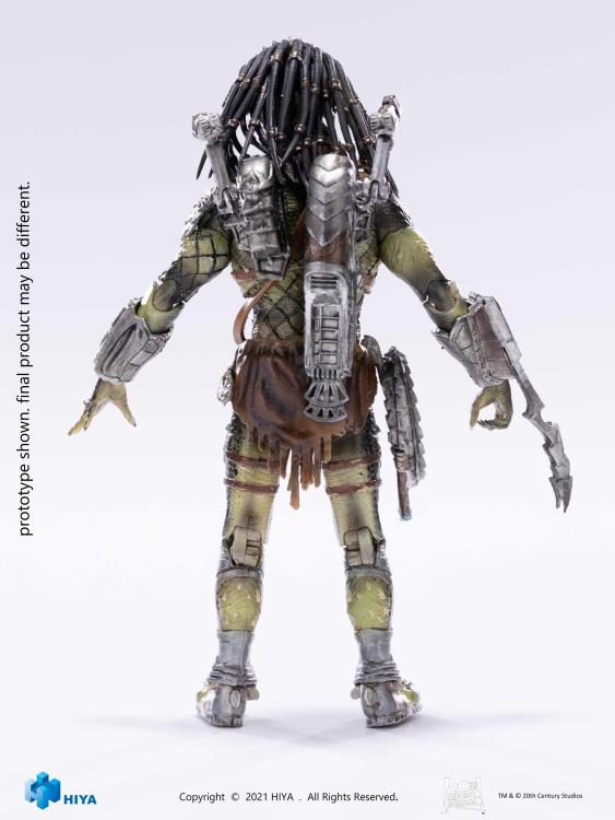 Wolf Predator Battle Damage Version 1:18 Scale | Alien Vs Predator: Requiem | Hiya Toys